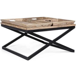 mutoni Table basse Plateau 3 plateaux 90x90  