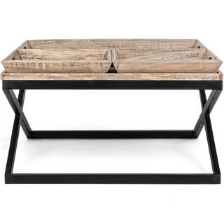 mutoni Tavolino Vassoio 3 vassoi 90x90  