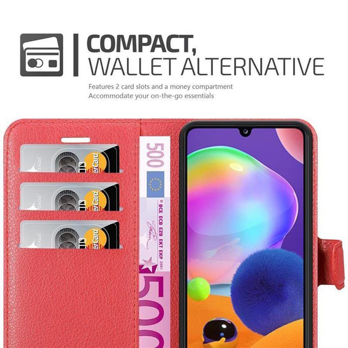 Cadorabo  Hülle für Samsung Galaxy A31 Standfunktion, Kartenfach 