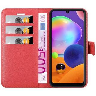 Cadorabo  Housse compatible avec Samsung Galaxy A31 - Coque de protection avec fermeture magnétique, fonction de support et compartiment pour carte 