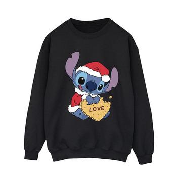 Lilo And Stitch Christmas Love Biscuit Sweatshirt