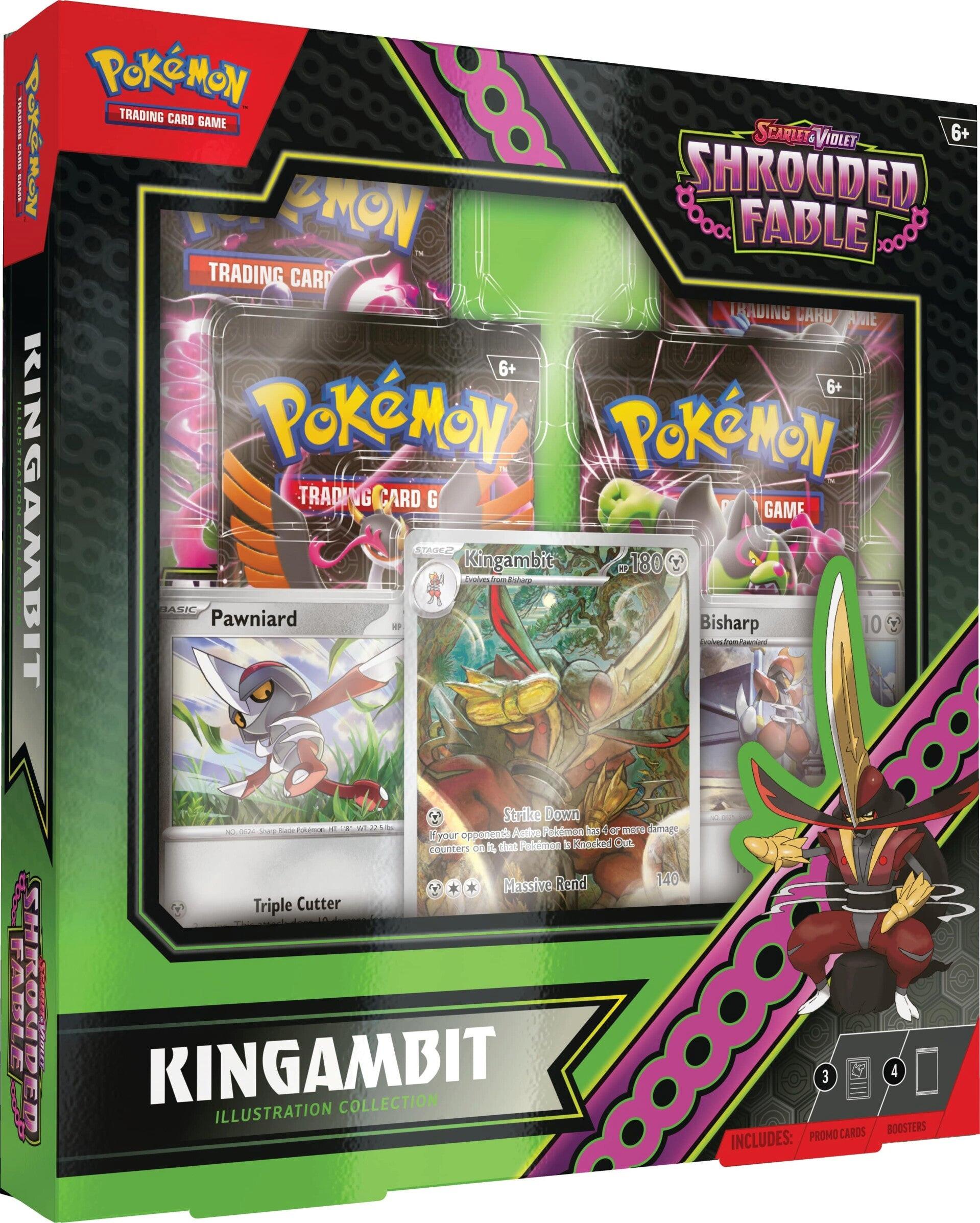 Pokemon  TCG: Scarlet & Violet - Shrouded Fable - Kingambit Illustration Rare Box - EN 