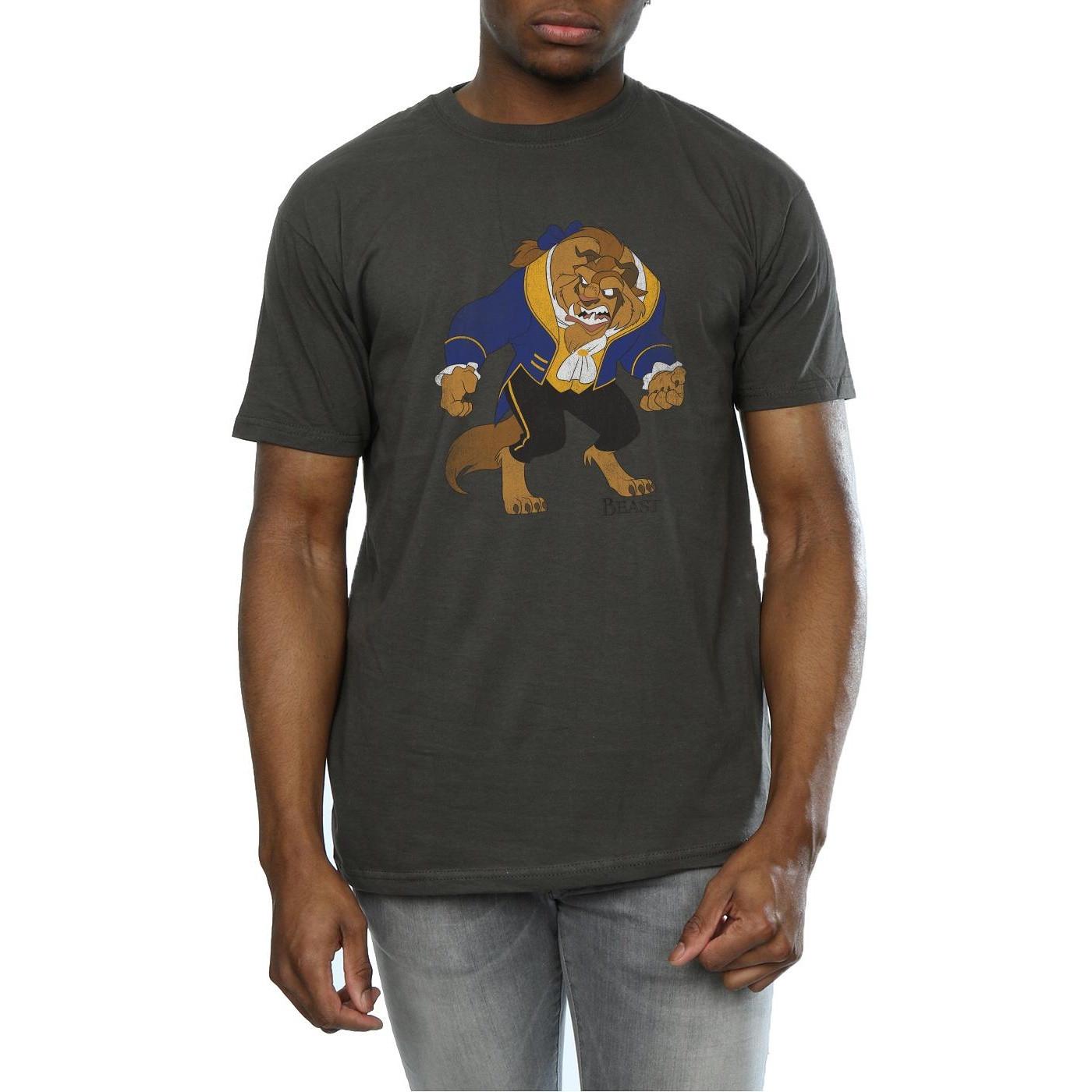 Beauty And The Beast Beauty and the Beast T-Shirt Grafica La Bestia  