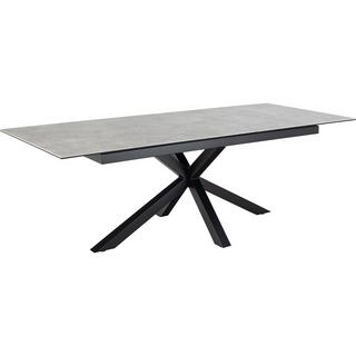 mutoni Table à manger Triple-X céramique gris 200-240x100  