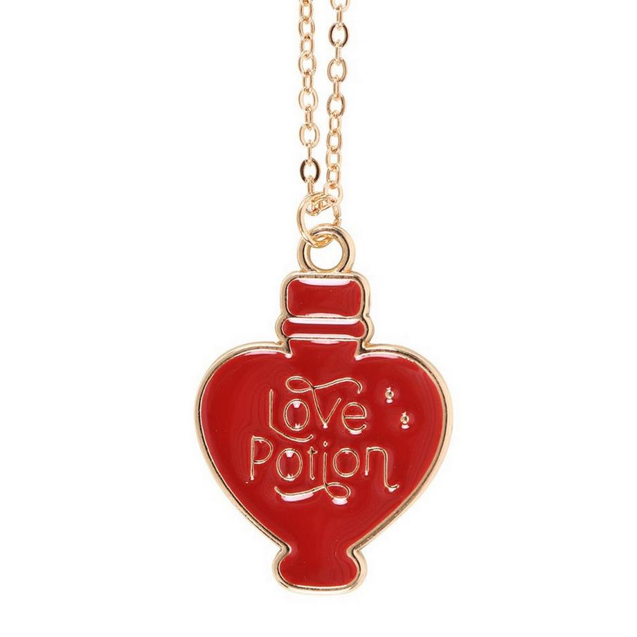 Something Different  Smalto Pozione D'amore Collana E Carta Set 