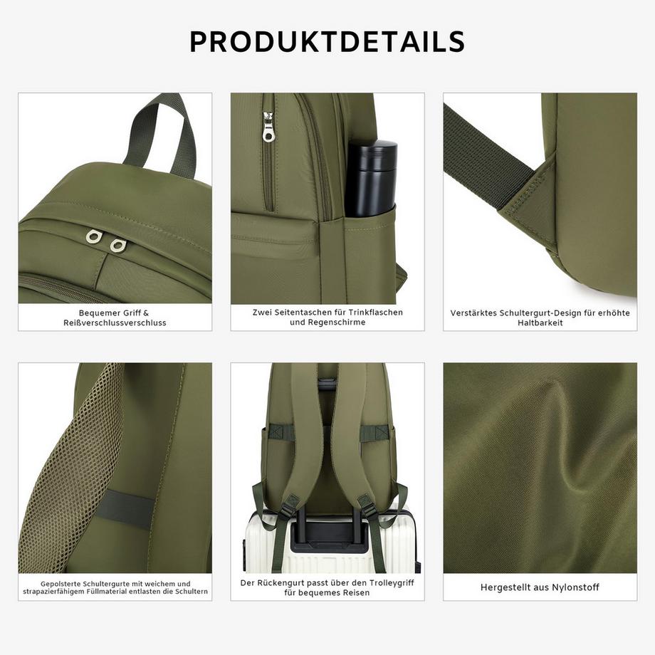 Only-bags.store Zaino in Nylon Pieghevole Leggero  