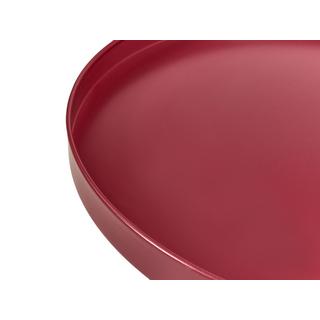 Beliani Table d'appoint pour le jardin en Métal Traditionnel CAVINIA  