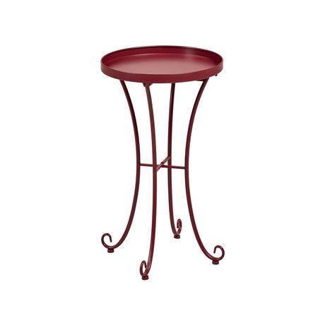 Beliani Table d'appoint pour le jardin en Métal Traditionnel CAVINIA  
