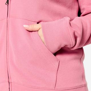 DOMYOS  Sweatshirt  mit Reissverschluss Fleece 