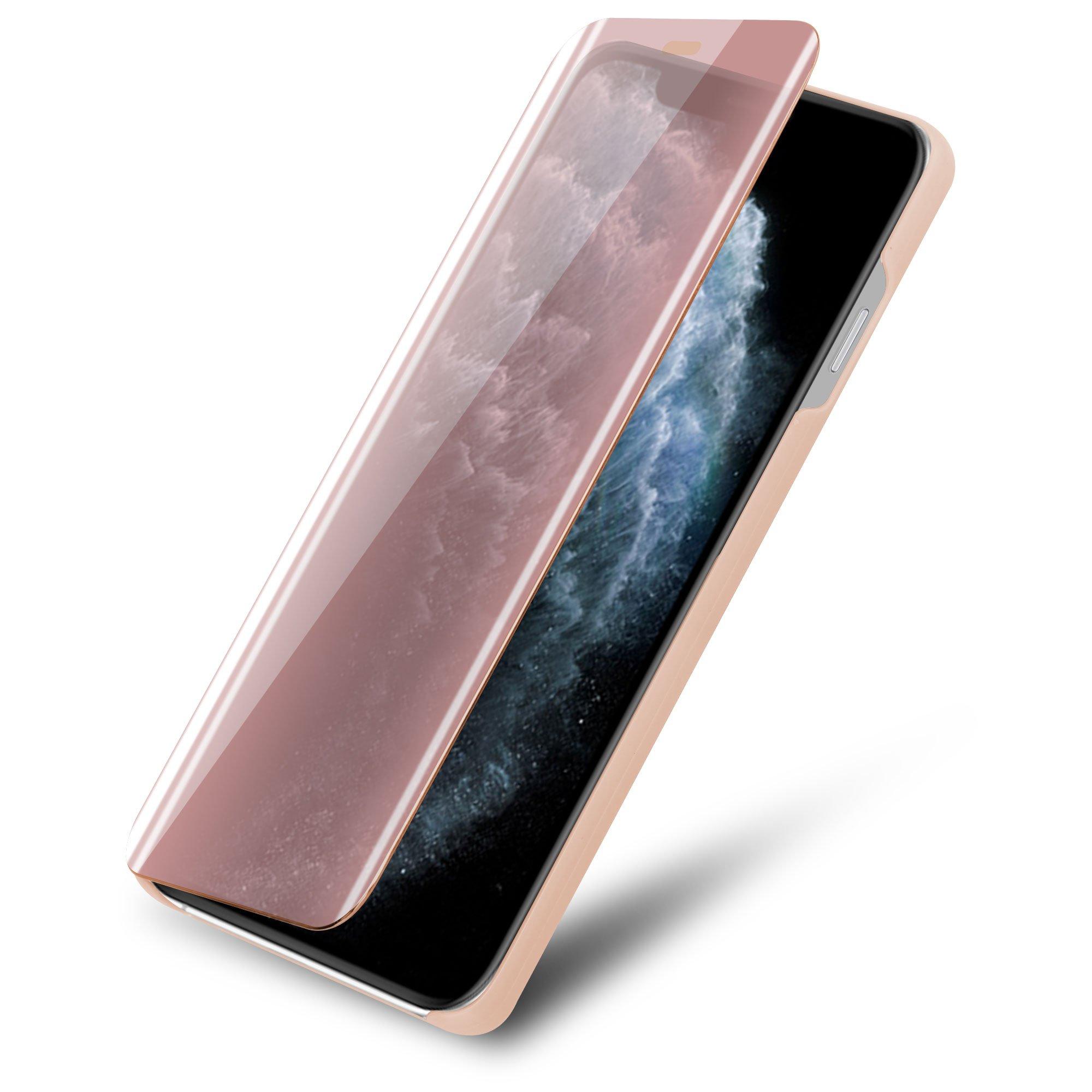 Cadorabo  Housse compatible avec Apple iPhone 11 PRO - Clear View étui de protection miroir avec fonction de support Protection à 360 degrés 