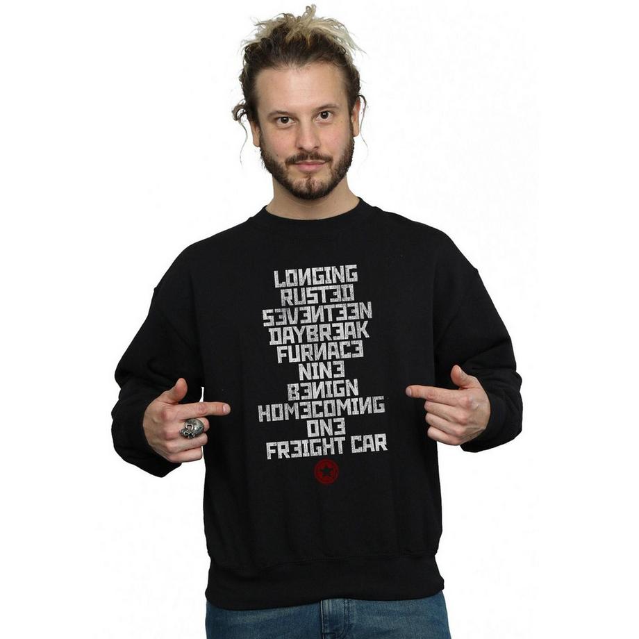 MARVEL Trigger Words Sweatshirt Imprimé Graphique  