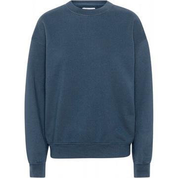 Sweatshirt mit Rundhalsausschnitt  Organic oversized petrol blue