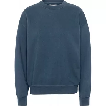 Sweatshirt mit Rundhalsausschnitt  Organic oversized petrol blue