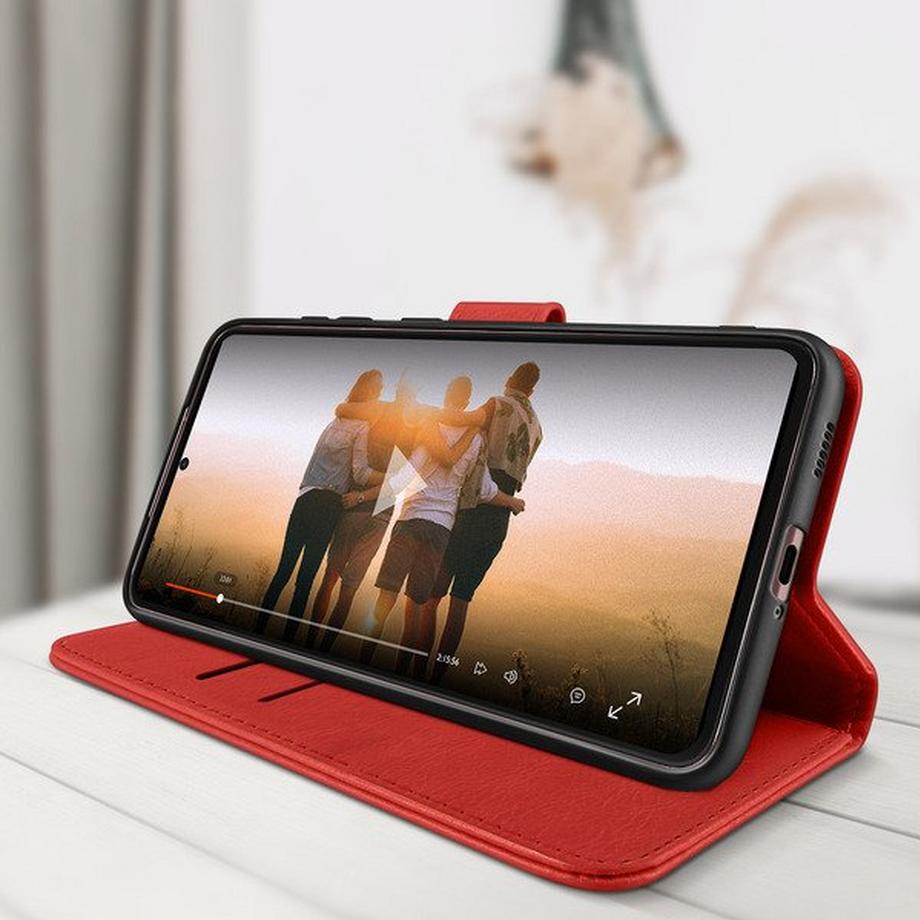 Avizar  Custodia Samsung Galaxy S21 FE Rossa 