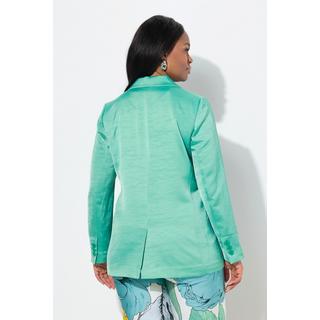 Ulla Popken Blazer strutturato collo a revers chiusura a bottone  