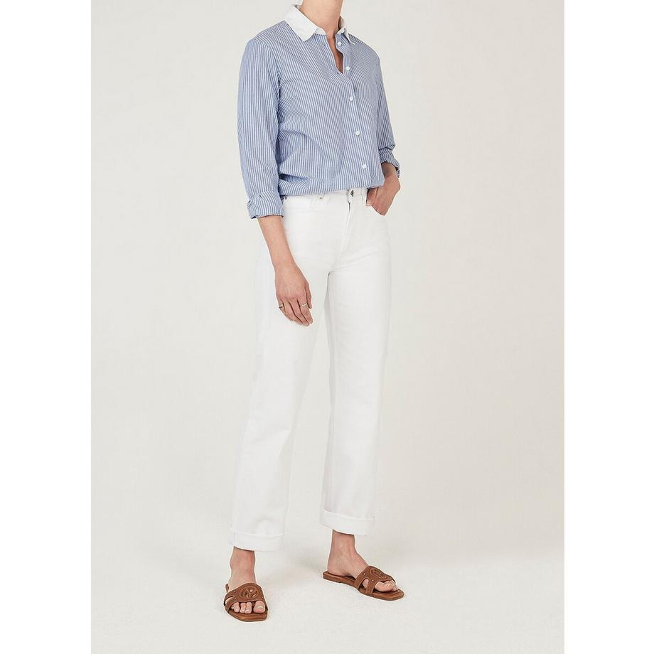 Pepe Jeans London Robyn Straight Leg High Waist Jeans  