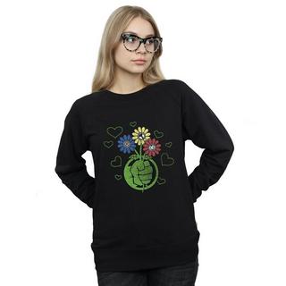 MARVEL  Hulk Flower Fist Sweatshirt 