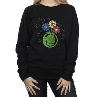 MARVEL  Hulk Flower Fist Sweatshirt 