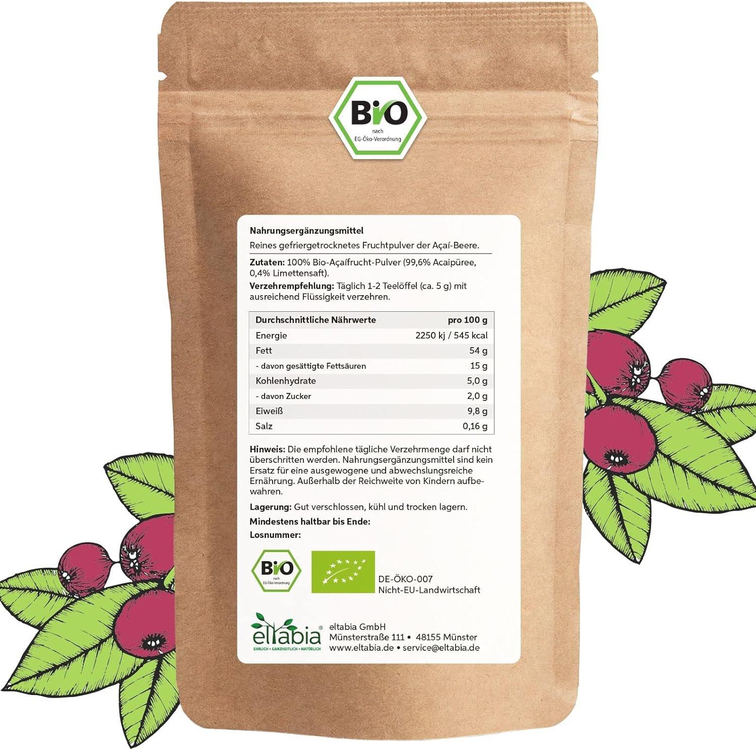 Eltabia  Bio Acai Pulver 