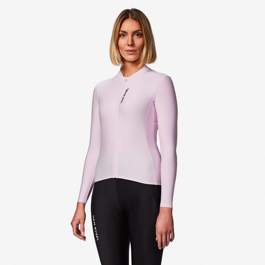 VAN RYSEL  Unisex-Langarm-Radsporttrikot für die Übergangszeit, RCR 2 lila 
