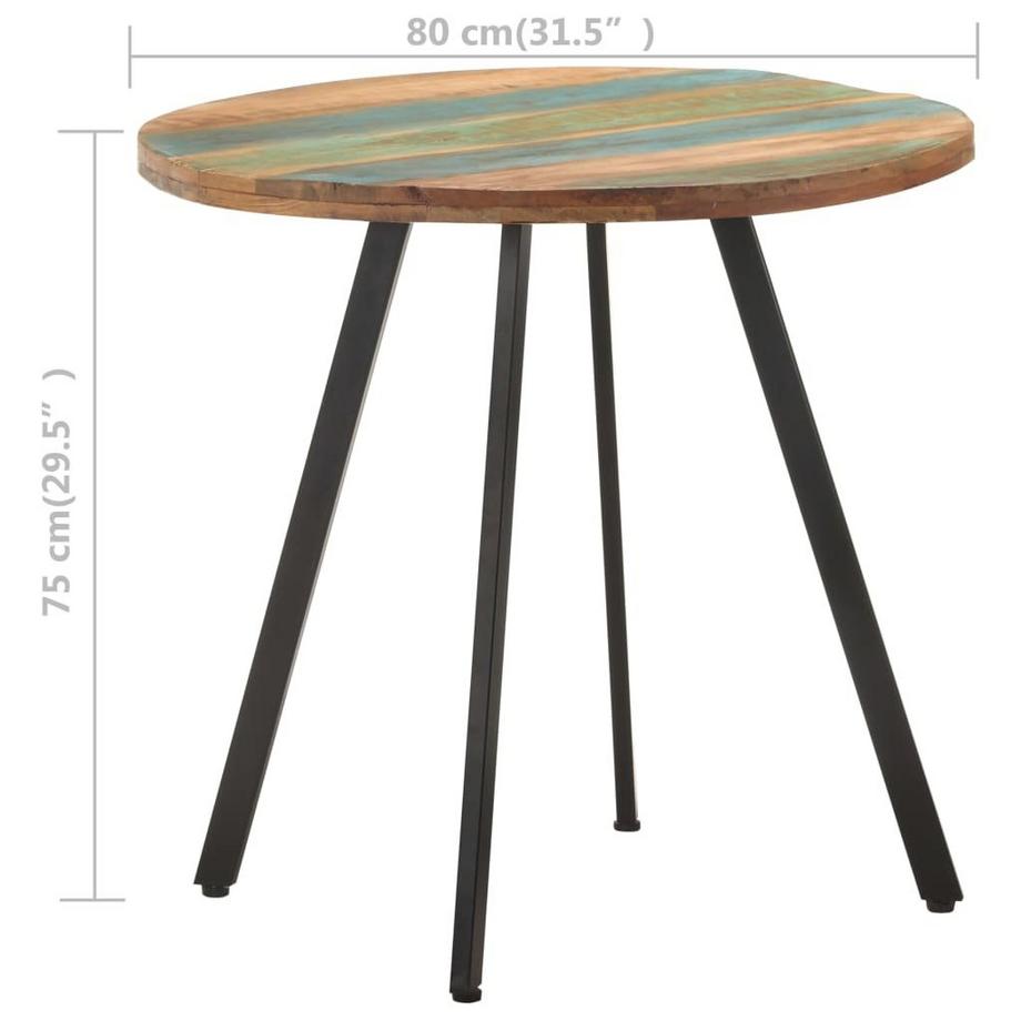 VidaXL Table de salle à manger bois  