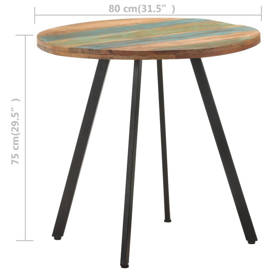VidaXL Table de salle à manger bois  