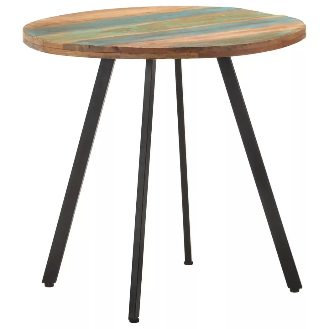 Table a manger fixe sans tiroir carre en Bois L 80 cm