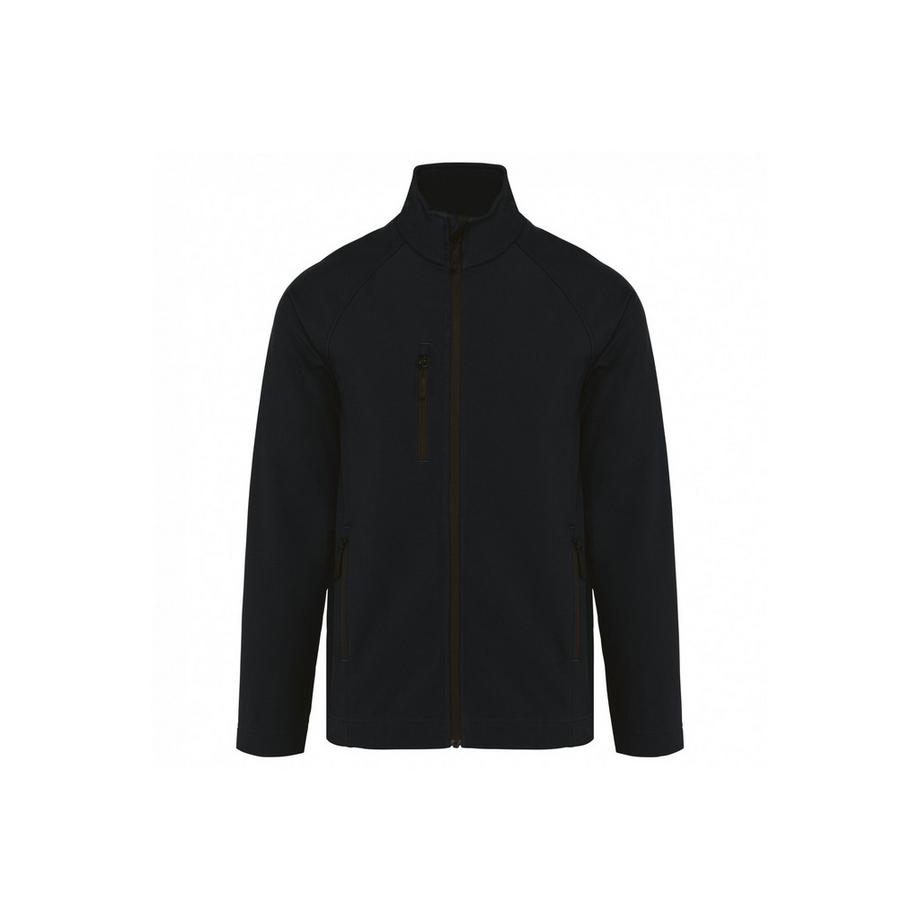 ökologisch verantwortungsvolle 3-lagen-jacke softshell