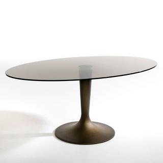 AM.PM Tisch mit ovaler Rauchglasplatte Seona  