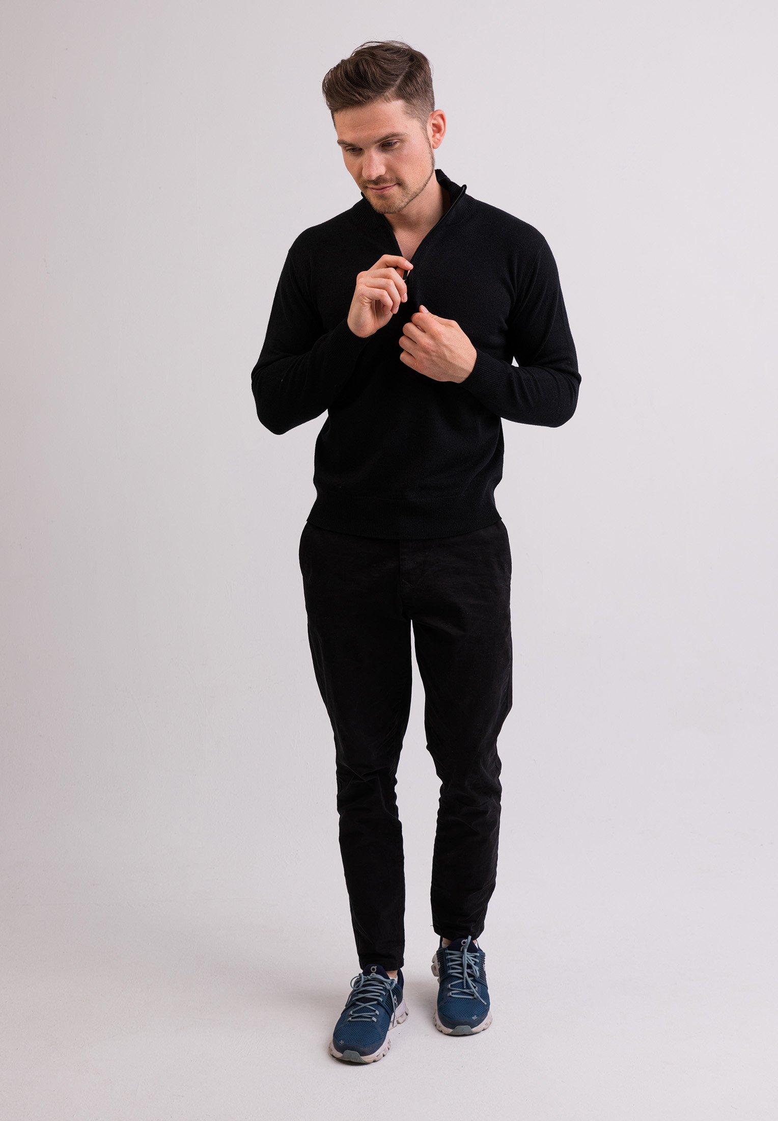 CASH-MERE.CH Pullover Collo Alto Cashmere  