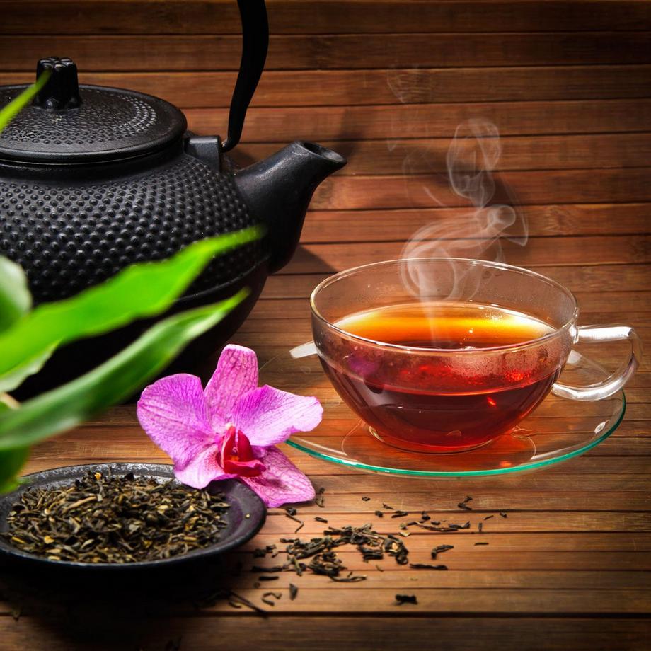 B2X Boîte à thé rotative en bambou  