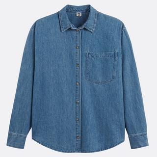 La Redoute Collections Hemd aus reinem Baumwoll-Denim  