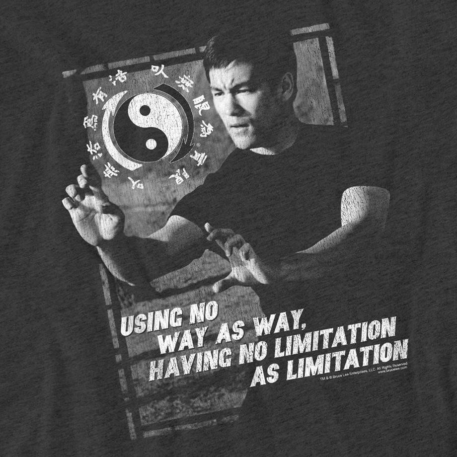 Bruce Lee  No Way As A Way Maglietta Erica 