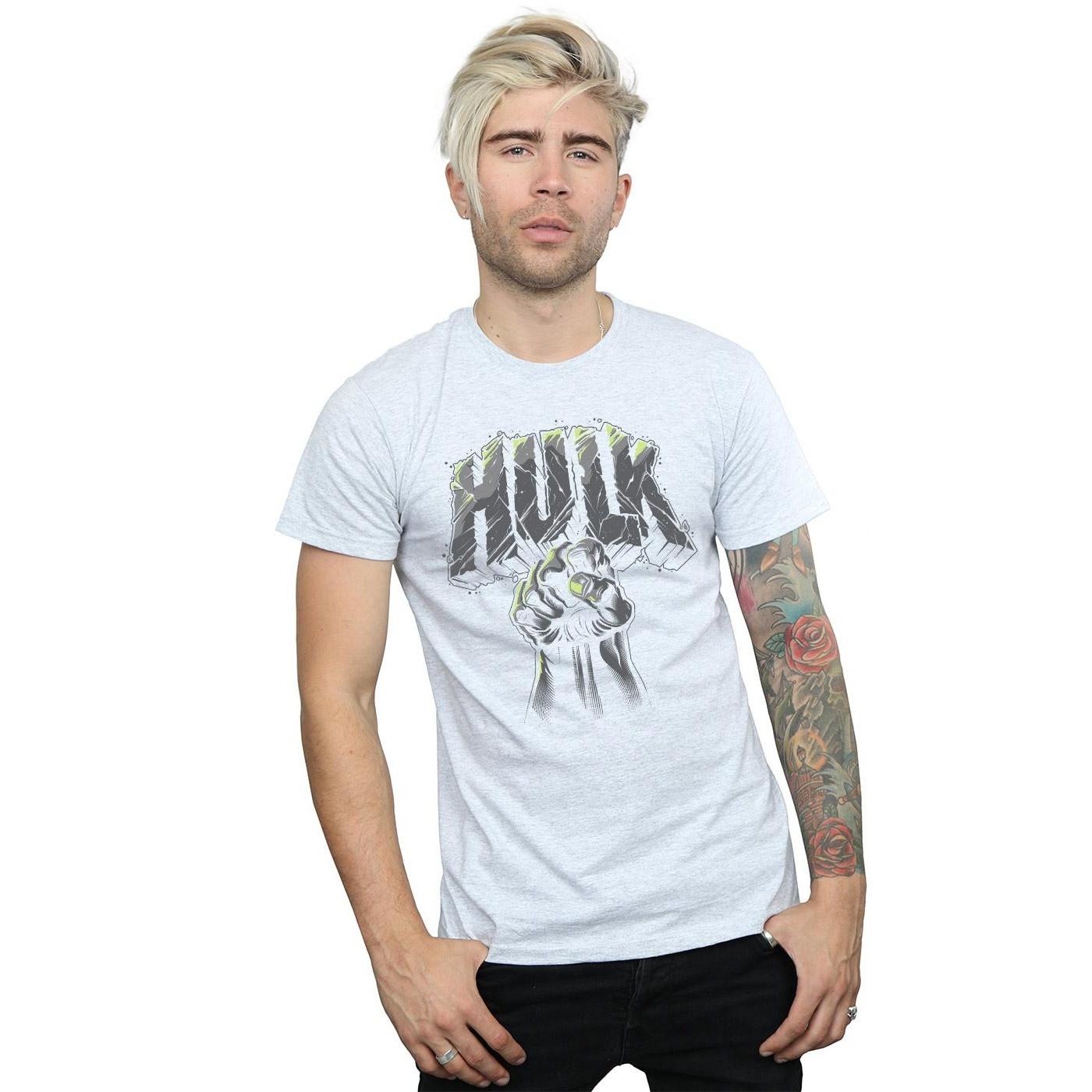 MARVEL  Tshirt HULK PUNCH LOGO 