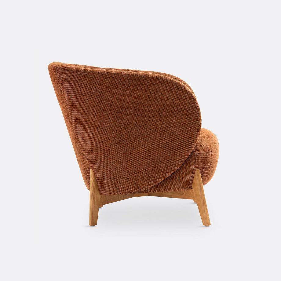 La Redoute Intérieurs Sessel Lancy mit runder Lehne  