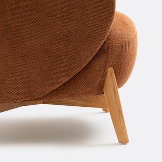 La Redoute Intérieurs Sessel Lancy mit runder Lehne  