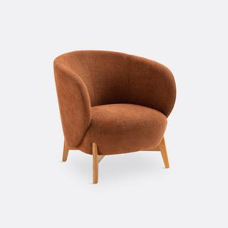 La Redoute Intérieurs Sessel Lancy mit runder Lehne  