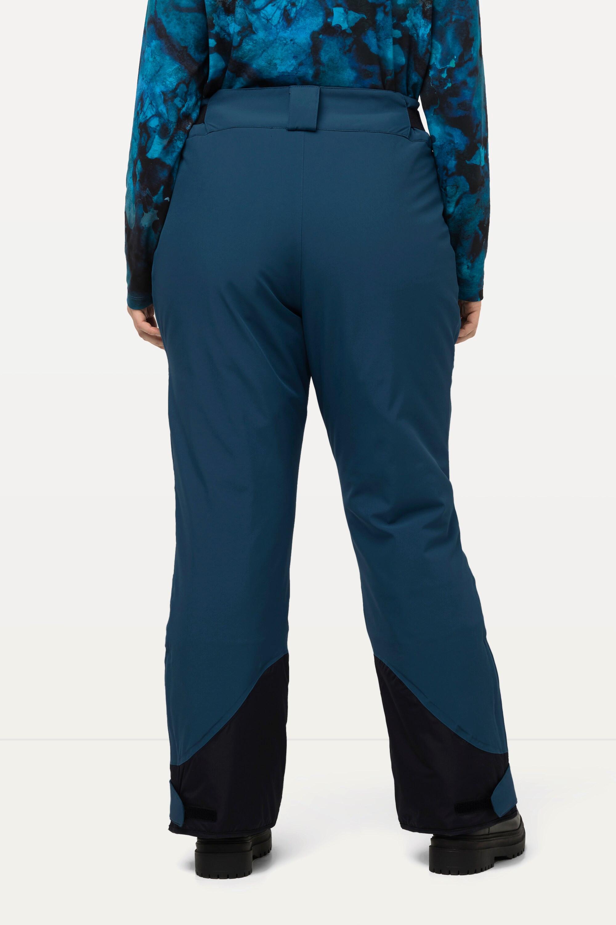 Ulla Popken  Pantalon technique de ski HYPRAR, matière imperméable et bande à scratch 