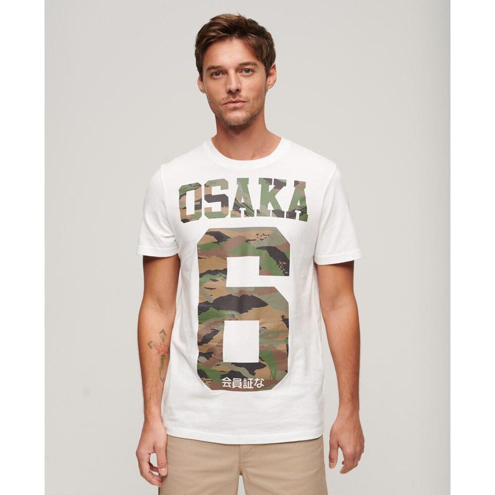 Superdry  t-shirt osaka 6 camo standard 