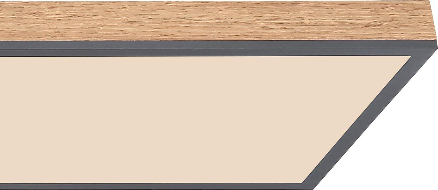 mutoni Plafoniera Doro Alluminio Grafite Opale LED 120x30  