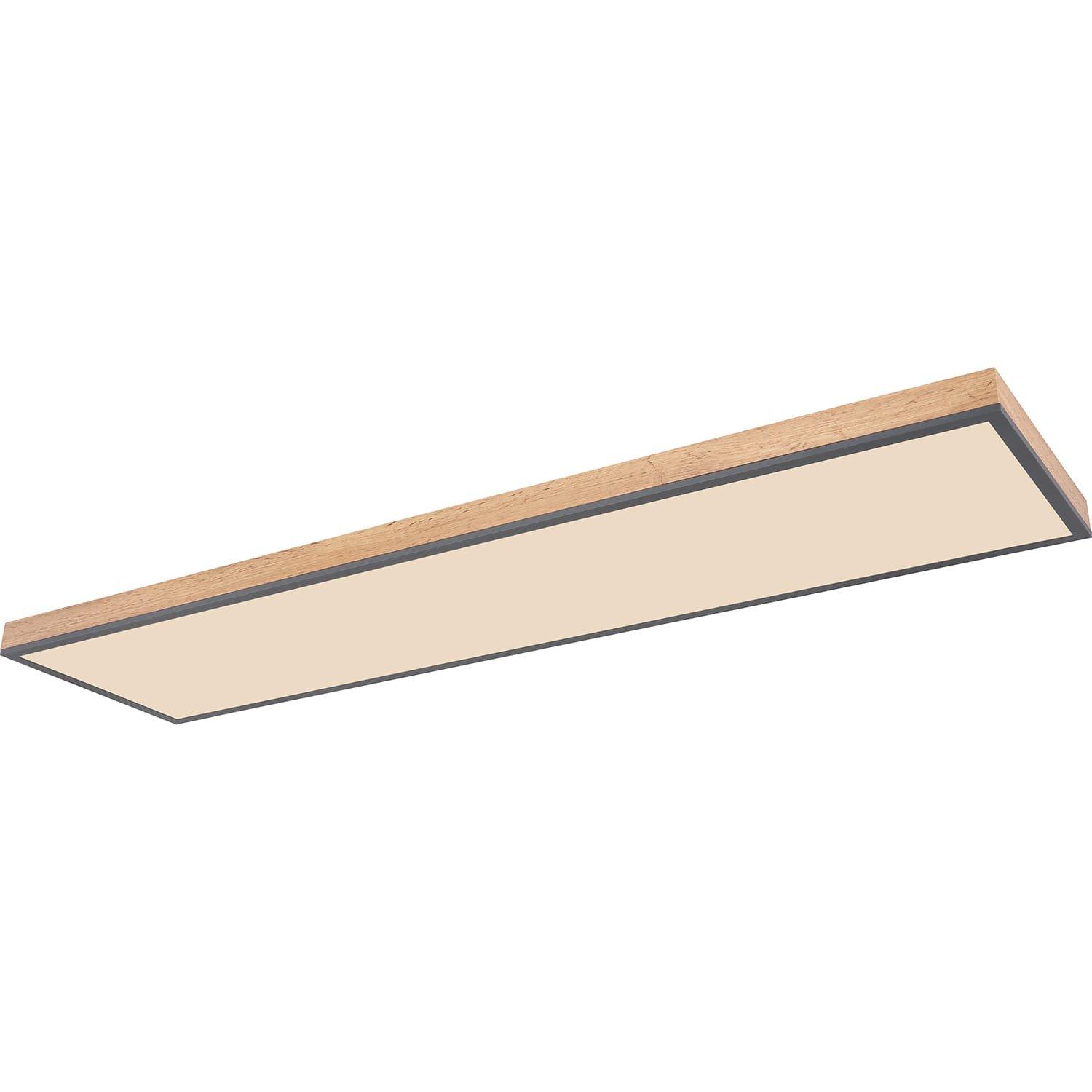 mutoni Plafoniera Doro Alluminio Grafite Opale LED 120x30  