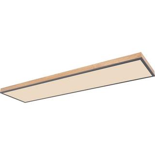 mutoni Plafoniera Doro Alluminio Grafite Opale LED 120x30  