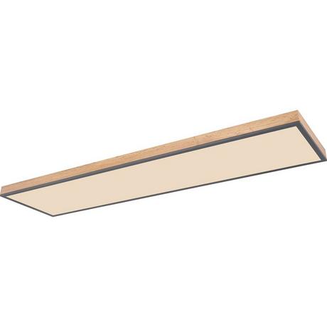 mutoni Plafoniera Doro Alluminio Grafite Opale LED 120x30  