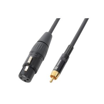 PD-Connex 177110 cavo audio 3 m XLR (3-pin) RCA Nero