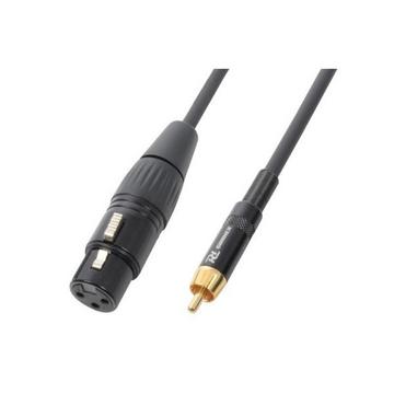 PD-Connex 177110 Audio-Kabel 3 m XLR (3-pin) RCA Schwarz