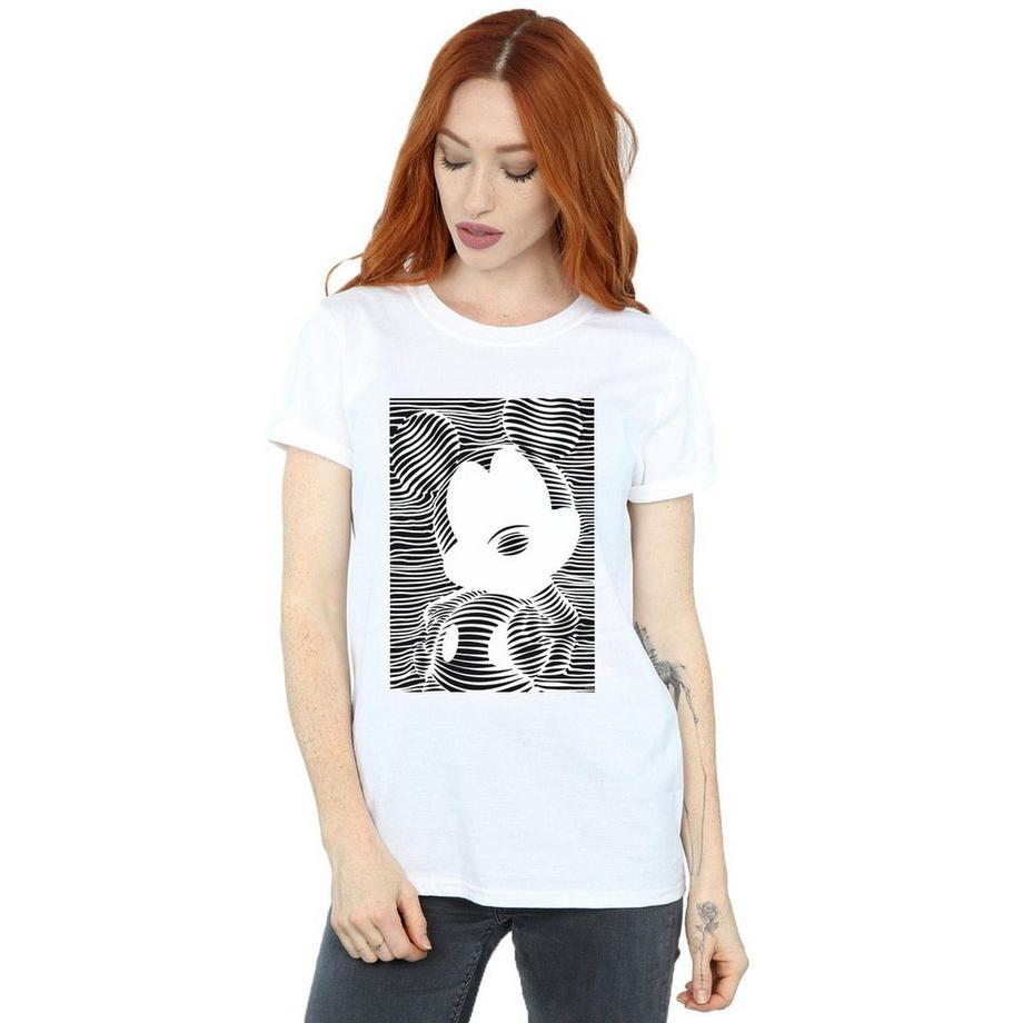 Disney Mickey Mouse Wavy Lines T-Shirt  