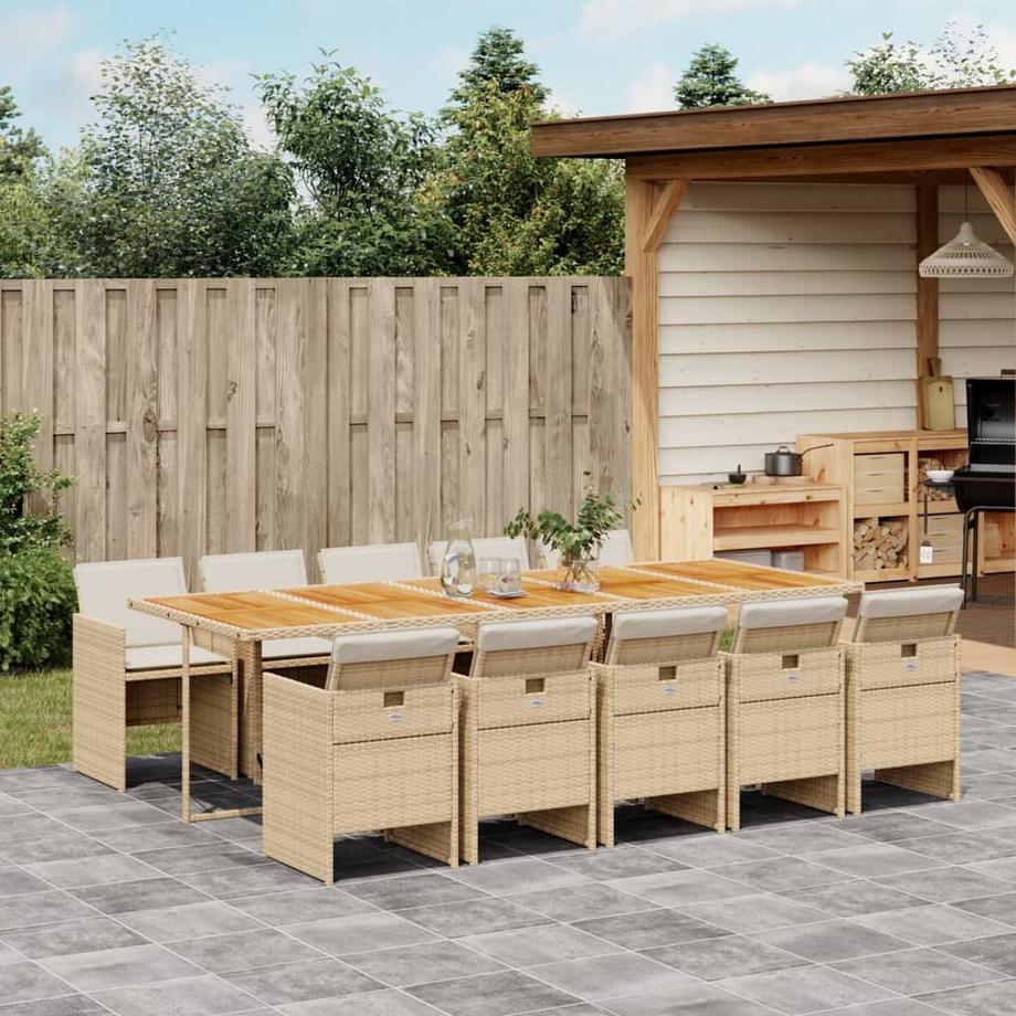 VidaXL Garten essgruppe poly-rattan  