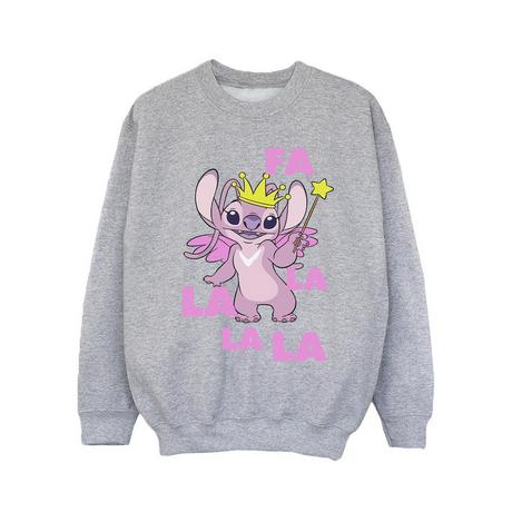 Disney  Lilo & Stitch Angel Fa La La Sweatshirt 