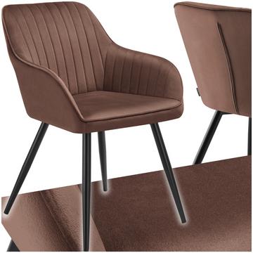 Stuhl Marilyn, Samtoptik, gesteppt