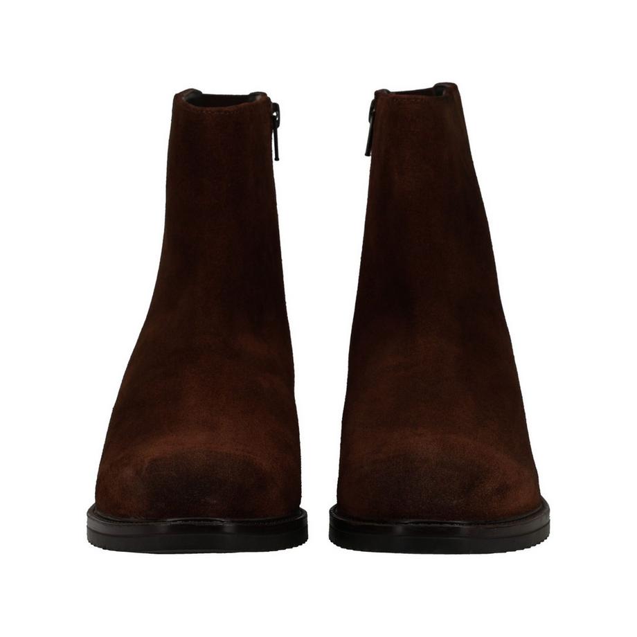 ara Bottines en cuir velours avec talon bloc  